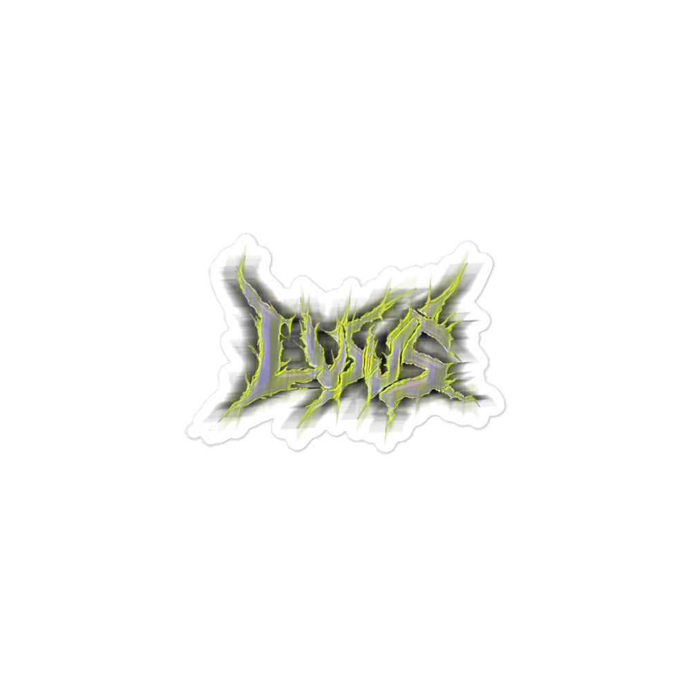 Toxic Logo Lusus Sticker